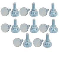 uxcell M3x30mm Carbon Steel Flat Knurled Head Fully Threaded Thumb Screw Bolt 15pcs uxcell M3x30mm Carbon Steel Flat Knurled Head Fully Threaded Thumb Screw Bolt 15pcs